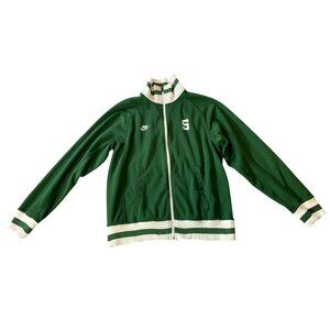 Nike Michigan State Spartan Green & White Track Jacket Full Zip Medium